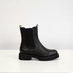 Ghete damă piele naturală neagra  cod  700 angelina