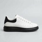 Pantofi sport bărbați PIELE NATURALA Culoare ALB-NEGRU