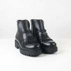 Ghete damă piele naturală  | cod 743-florenza culoare neagra