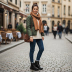 Ghete damă piele naturală | 745 negru