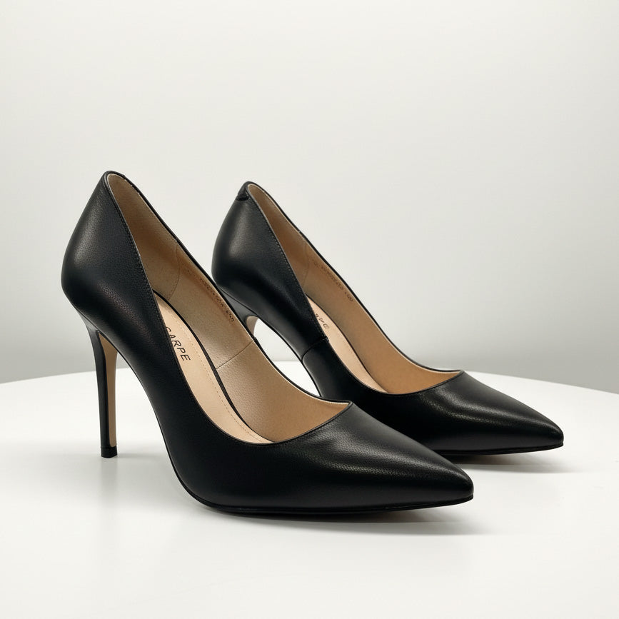 Pantofi eleganti dama din piele naturala l culoare negru l cod