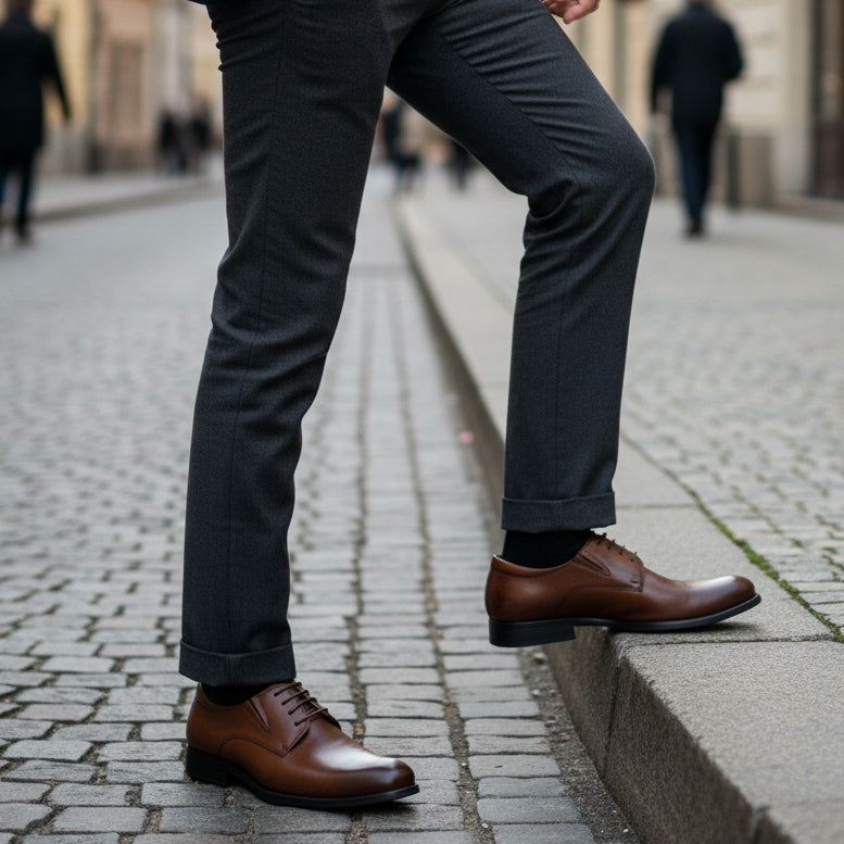 Pantofi eleganți bărbați din piele naturală F15191-1