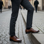 Pantofi eleganți bărbați din piele naturală F15191-1