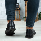 Pantofi Casual Barbati Piele Naturala 558 G Blue