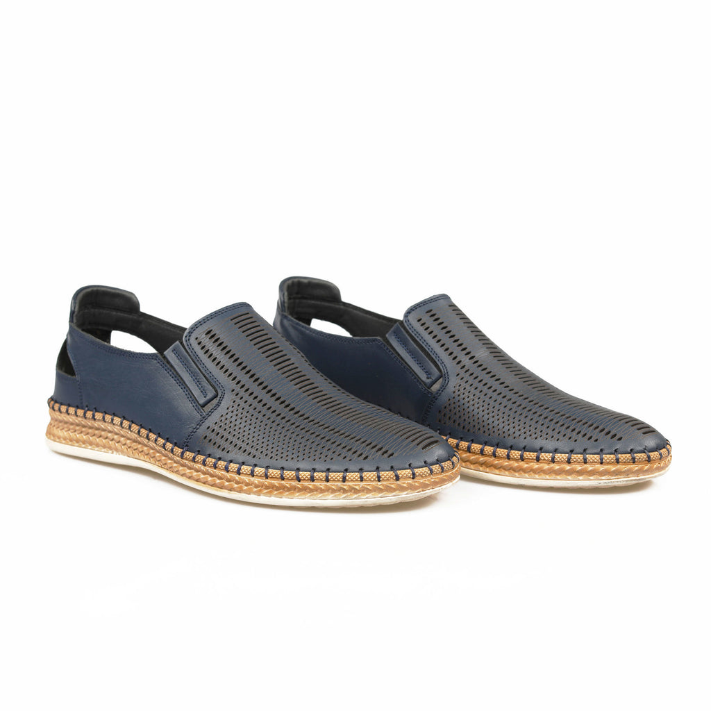 Mocasini Barbati Piele Naturala 662 Blue