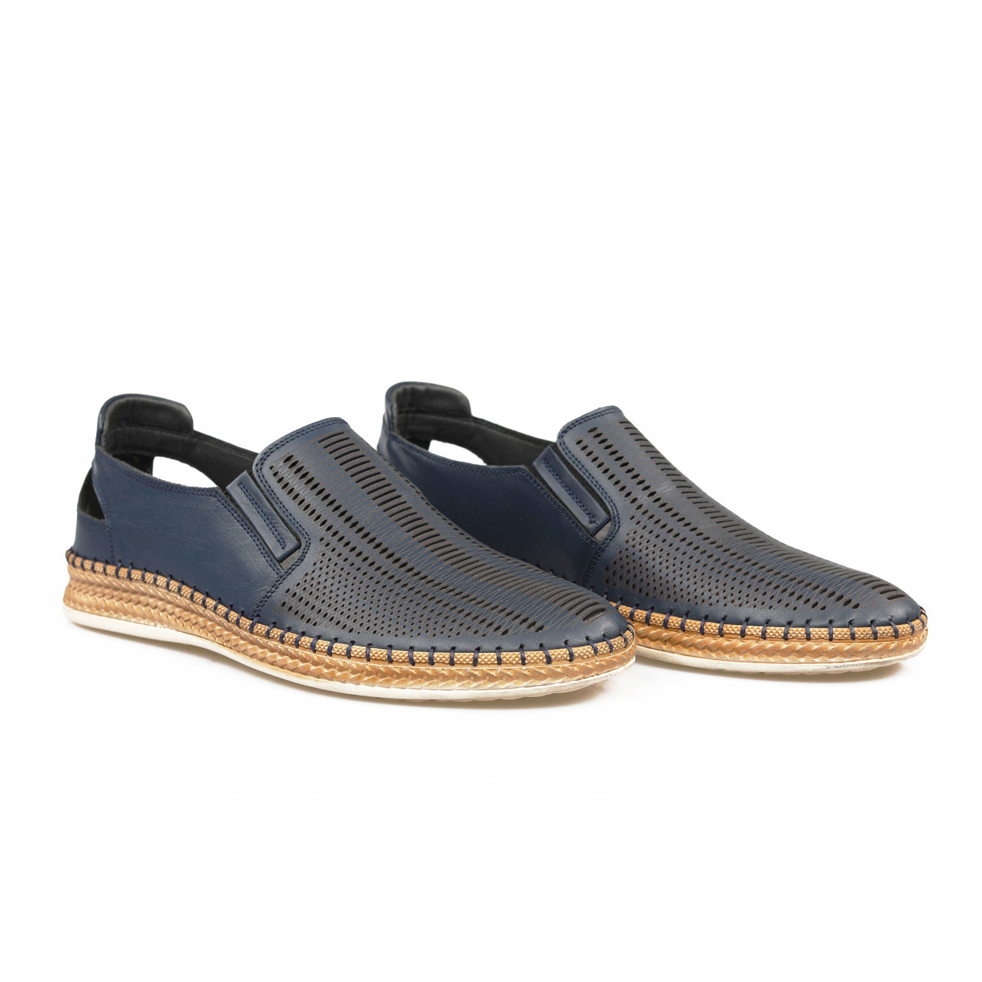 Mocasini Barbati Piele Naturala 662 Blue