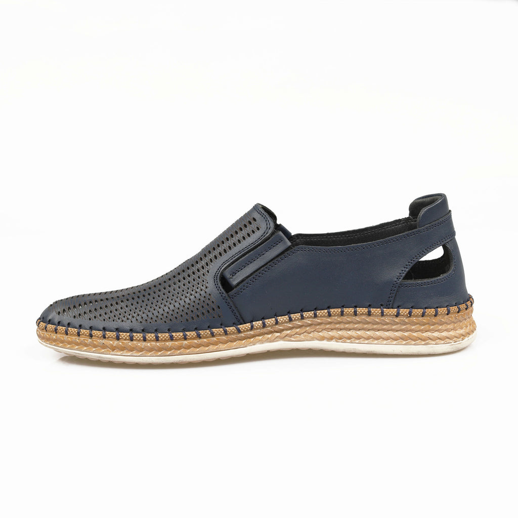 Mocasini Barbati Piele Naturala 662 Blue
