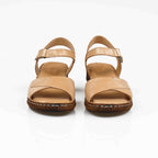 Sandale Dama Piele Naturala 221 Culoare Bej