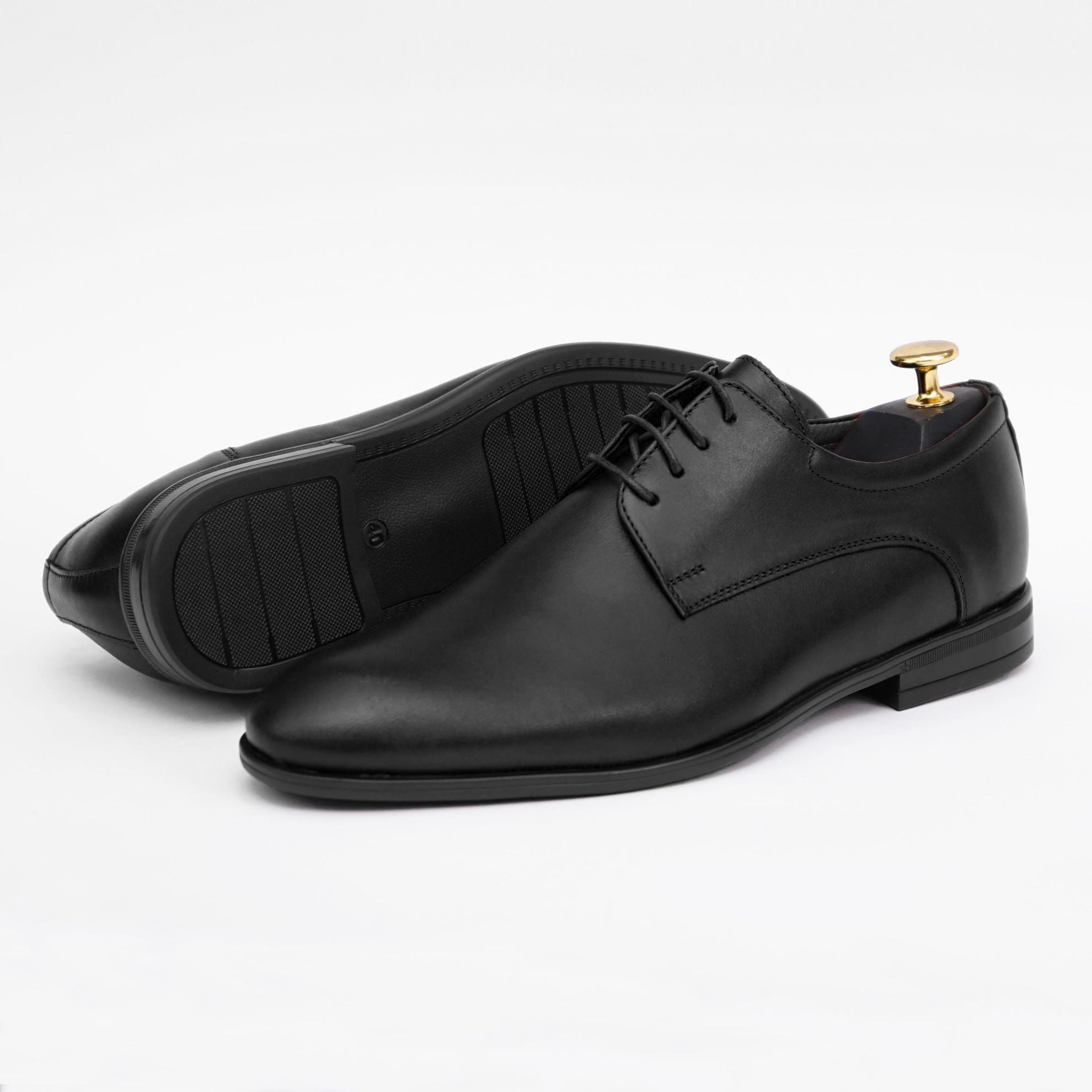 Pantofi Eleganti Barbati Din Piele Naturala 390 Negru