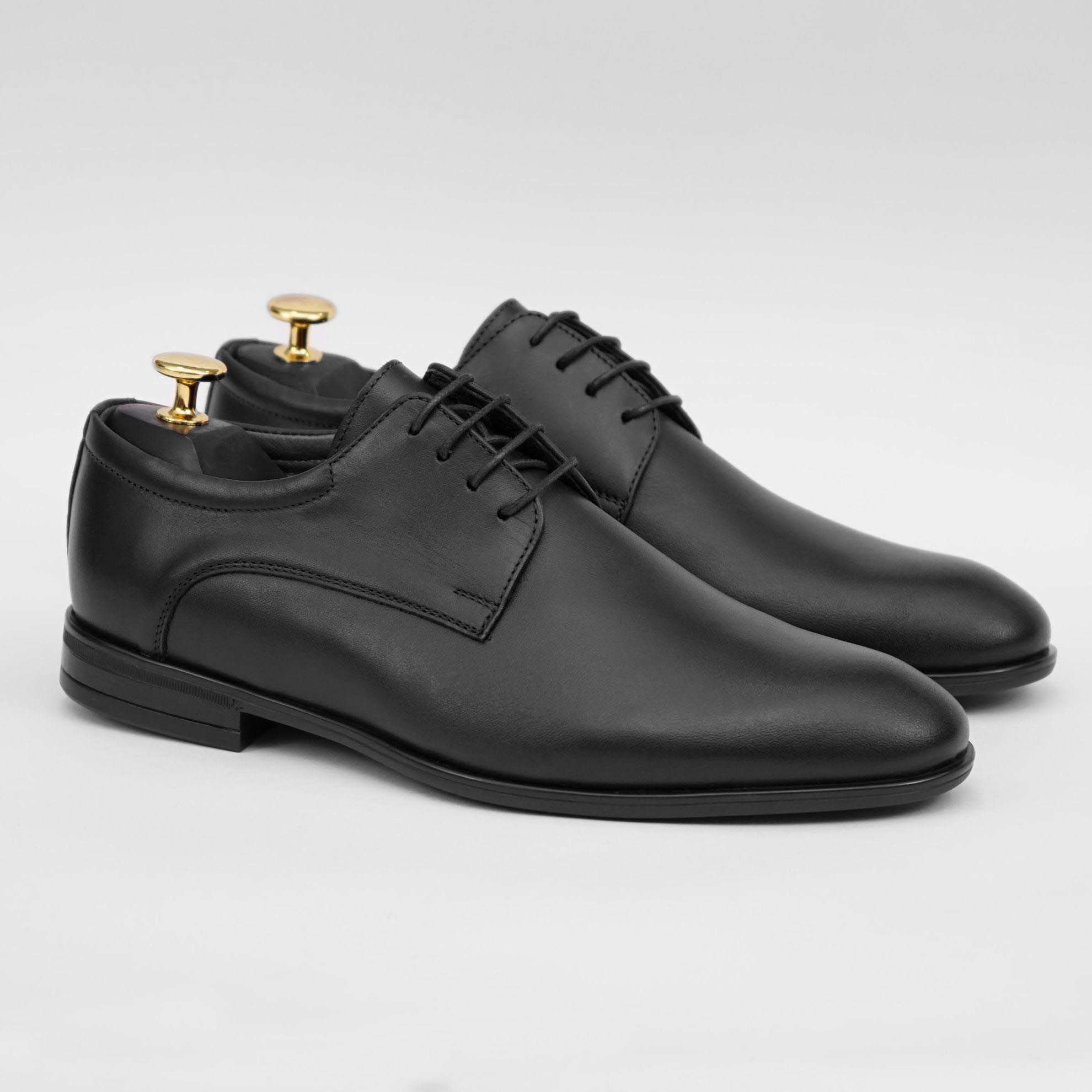 Pantofi Eleganti Barbati Din Piele Naturala 390 Negru