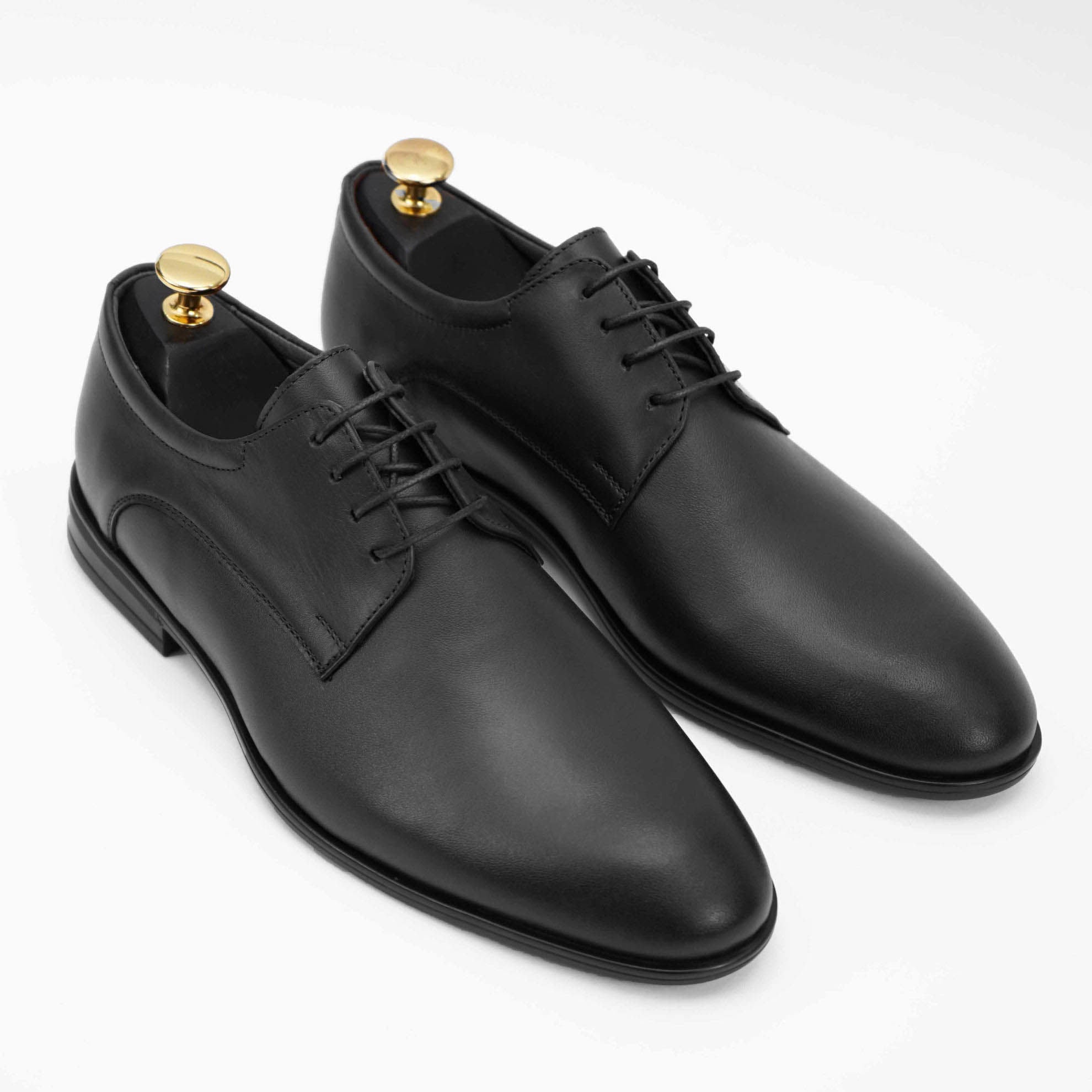 Pantofi Eleganti Barbati Din Piele Naturala 390 Negru