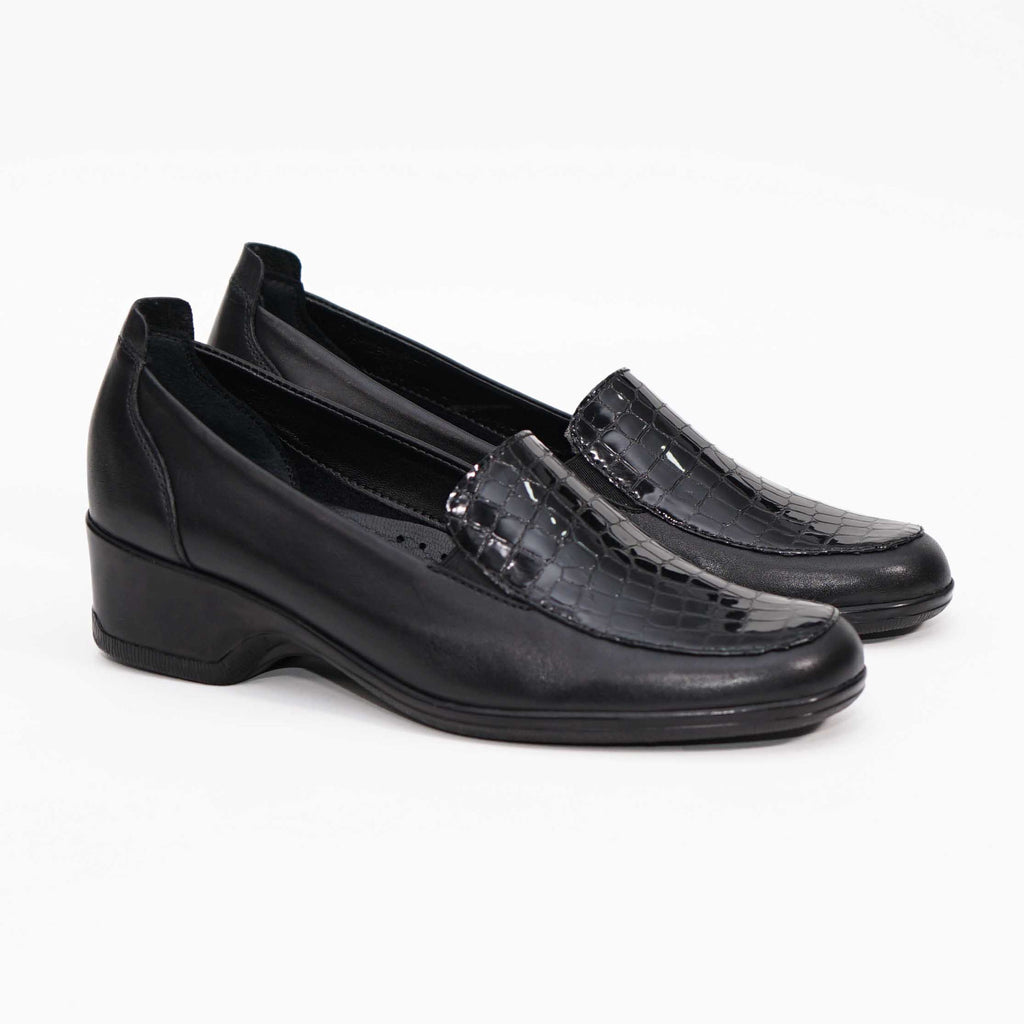Pantofi Dama Piele Naturala 141 Negru Cr