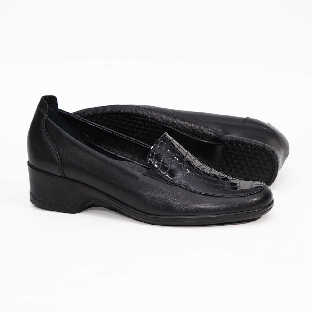 Pantofi Dama Piele Naturala 141 Negru Cr
