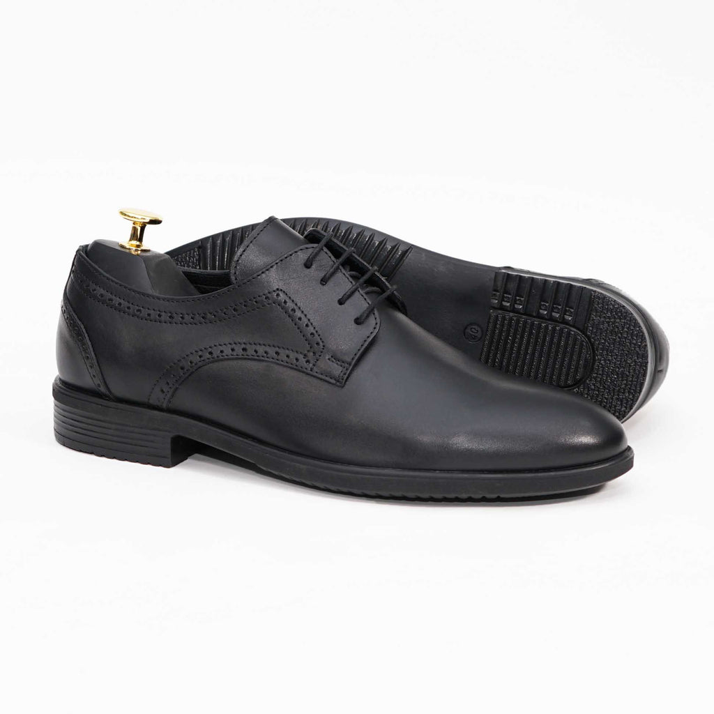 Pantofi Eleganti Barbati Din Piele Naturala 364 Negru