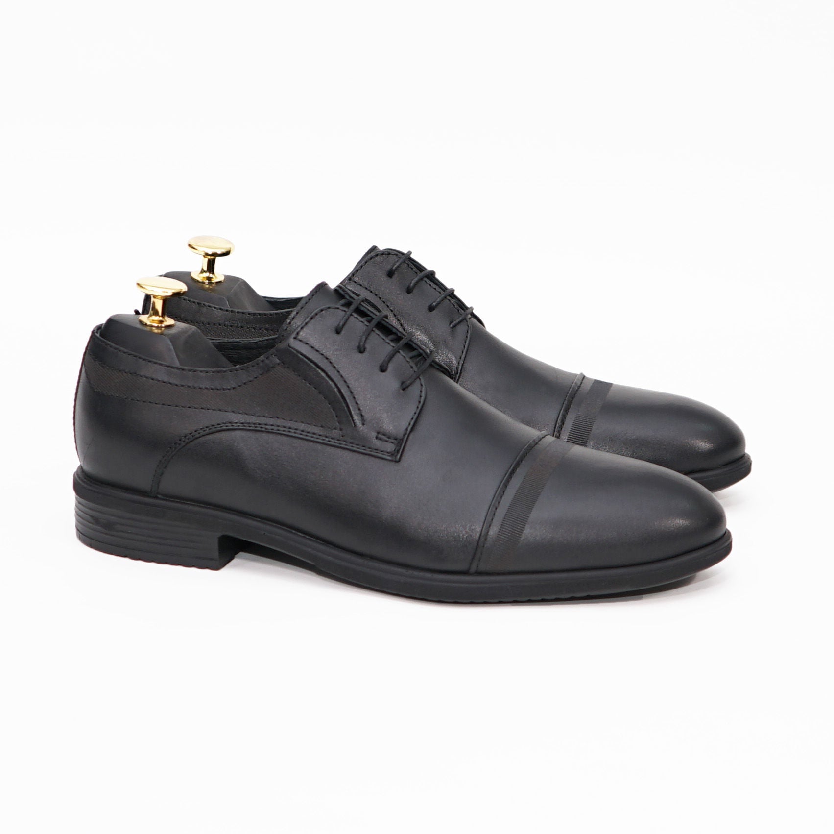 Pantofi Eleganti Barbati Din Piele Naturala 378 Negru