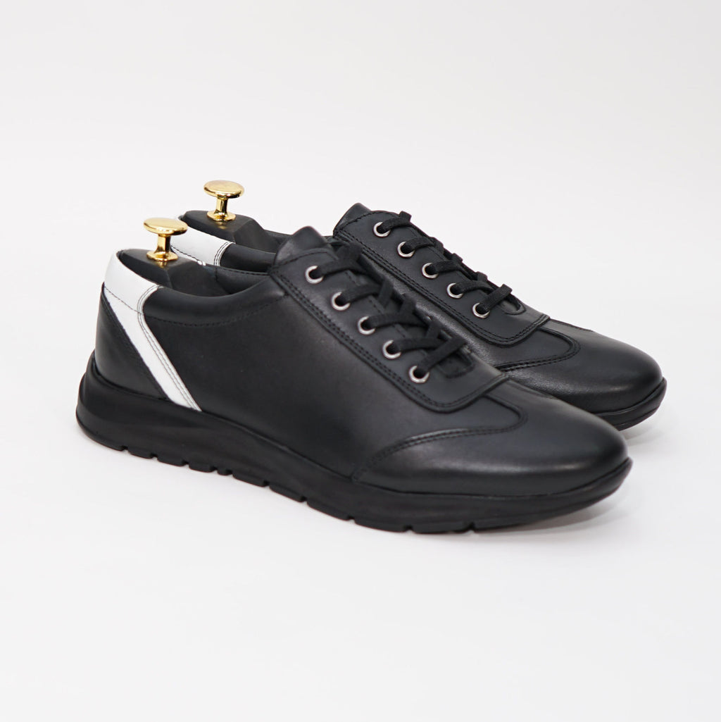Pantofi Sport Barbati Piele Naturala 430 Negru