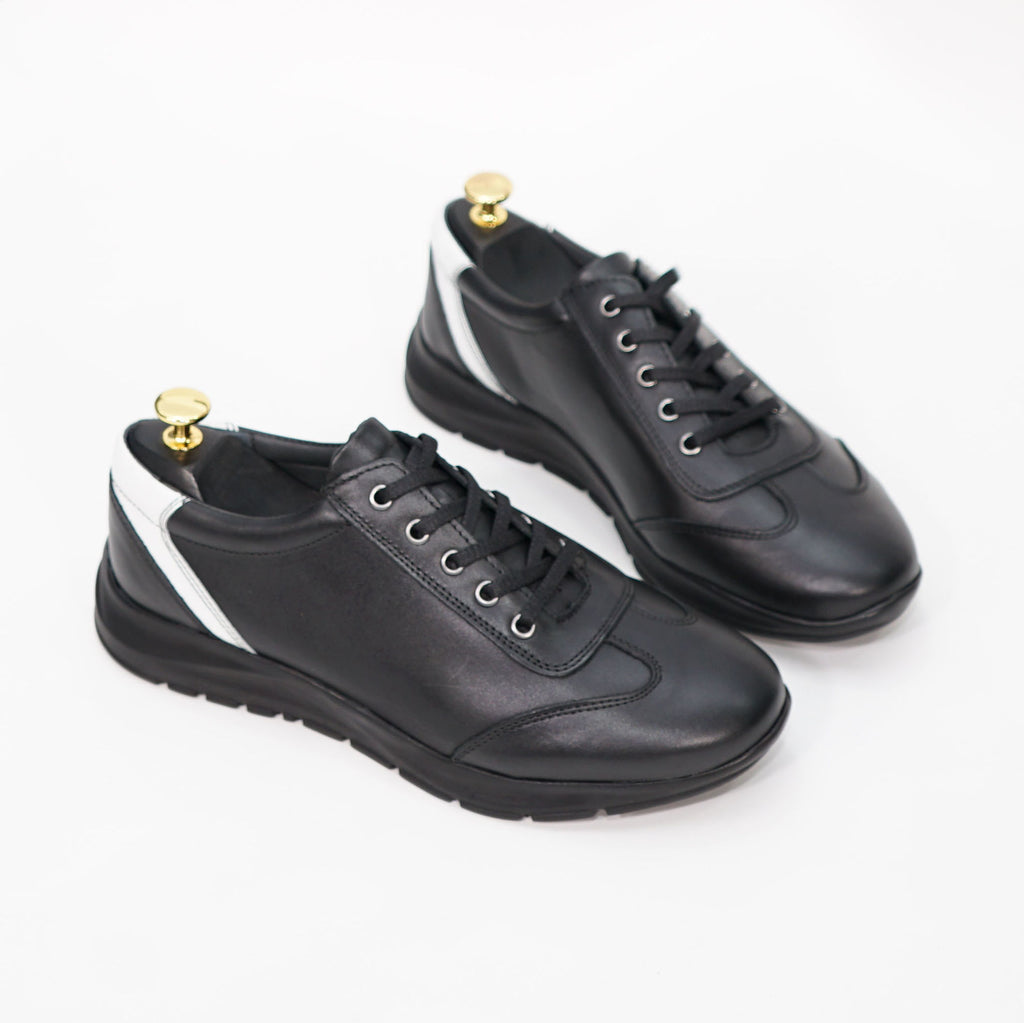 Pantofi Sport Barbati Piele Naturala 430 Negru