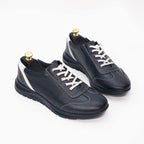 Pantofi Sport Barbati Piele Naturala 430 Bleumarin