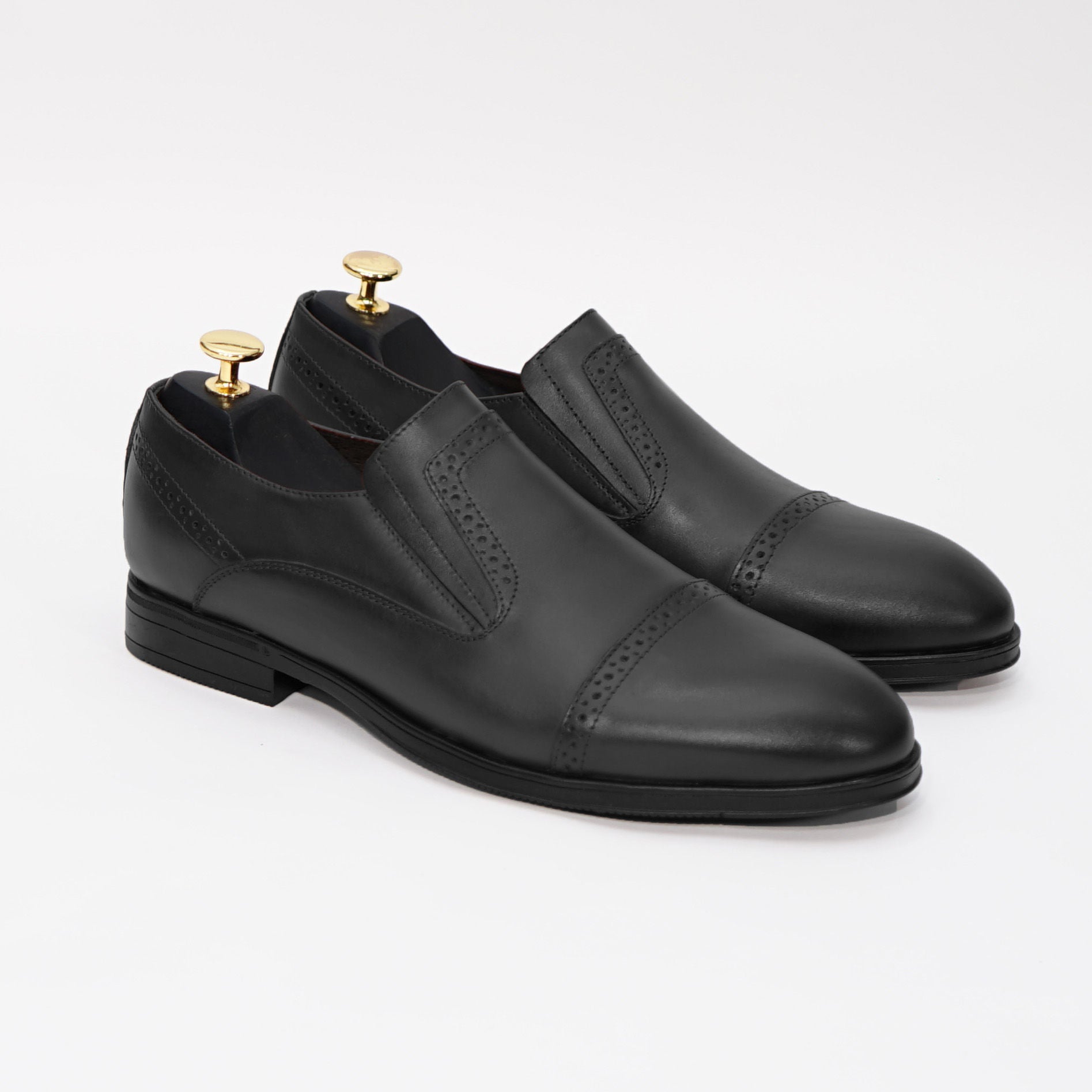 Pantofi Eleganti Barbati Din Piele Naturala 379 Negru