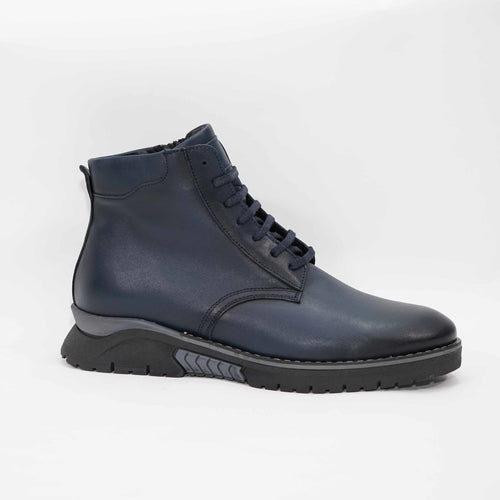 Ghete Barbati Piele Naturala 840 Blue