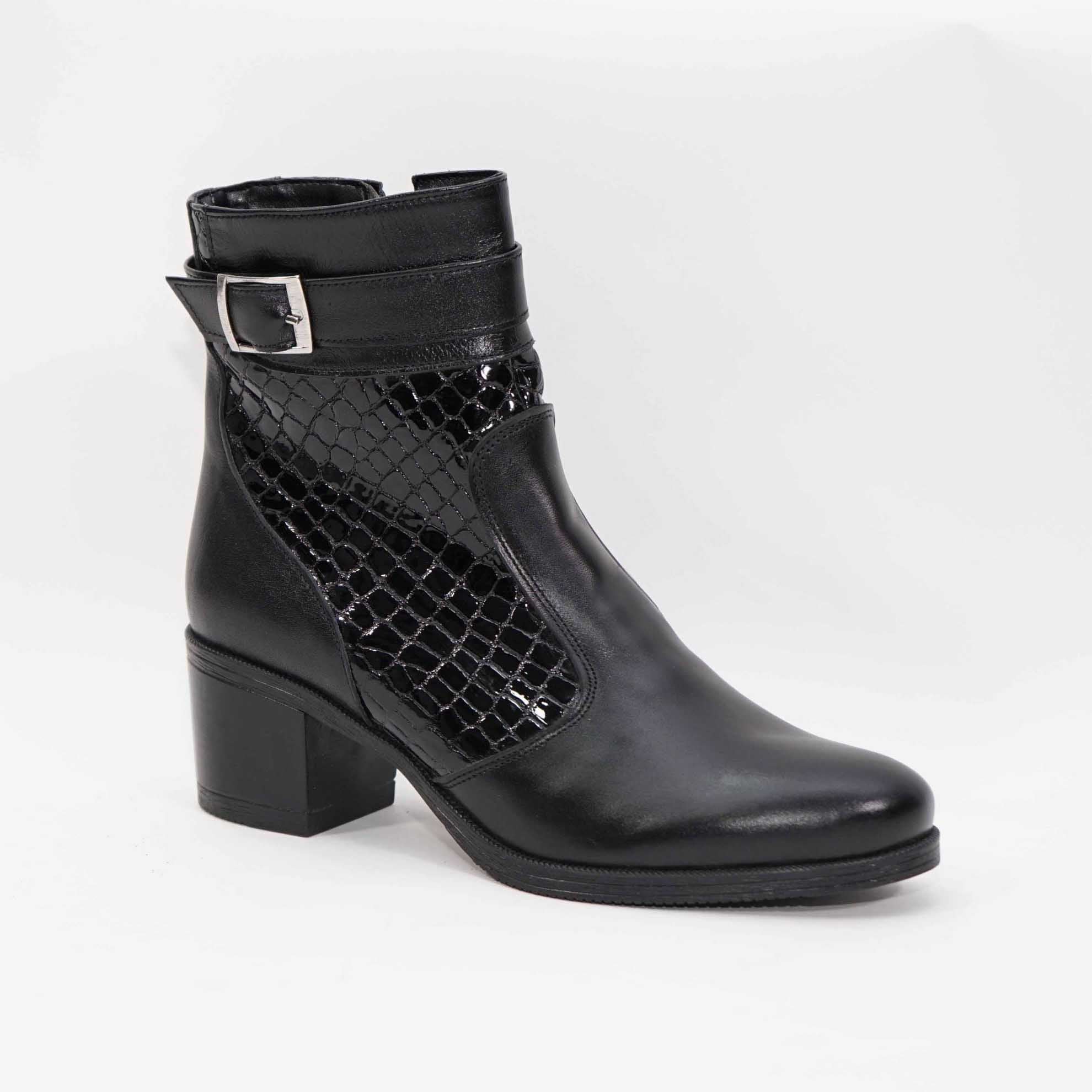 Ghete Dama Piele Naturala 758 Negru