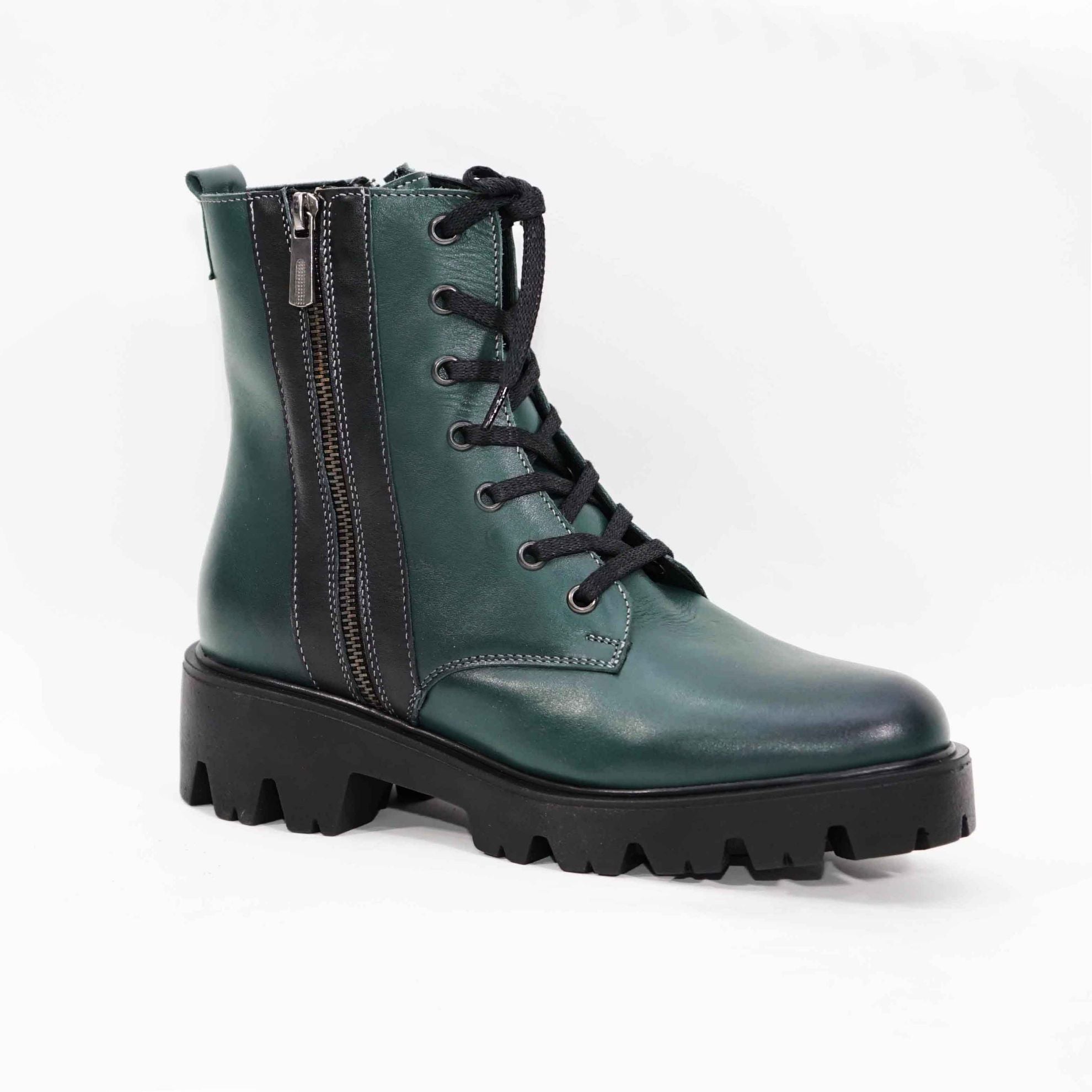Ghete Dama Piele Naturala 796 Verde