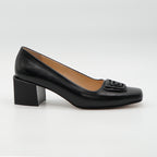 Pantofi Dms 019 Eleganti Din Piele Naturala Culoare Neagra