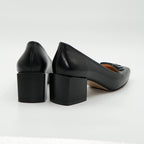 Pantofi Dms 019 Eleganti Din Piele Naturala Culoare Neagra
