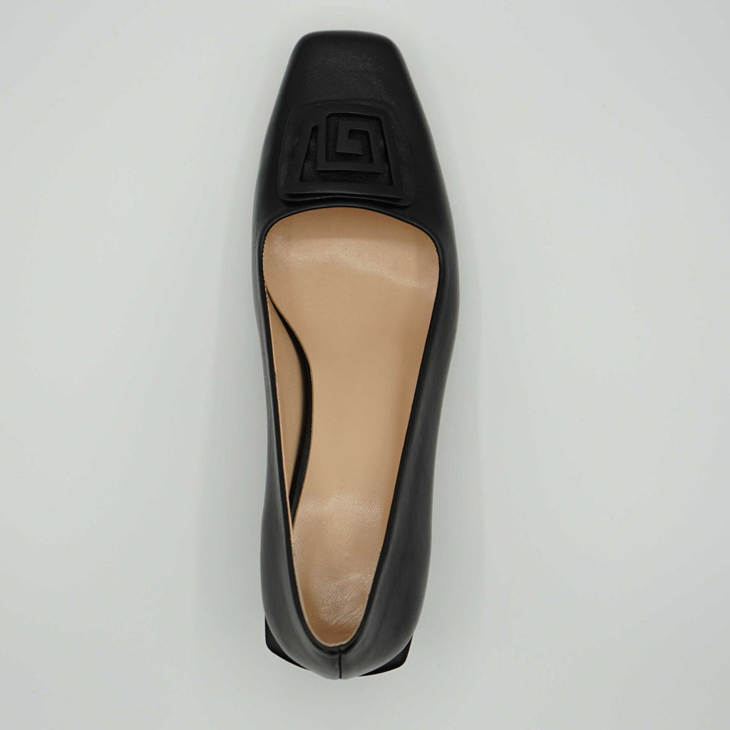 Pantofi Dms 019 Eleganti Din Piele Naturala Culoare Neagra