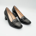 Pantofi Eleganti Din Piele Naturala Lacuita De Culoare Neagra Cod Dms 29617