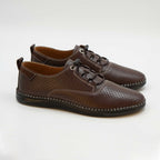 Pantofi 574 Casual Din Piele Naturala Culoare Maro