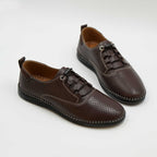 Pantofi 574 Casual Din Piele Naturala Culoare Maro