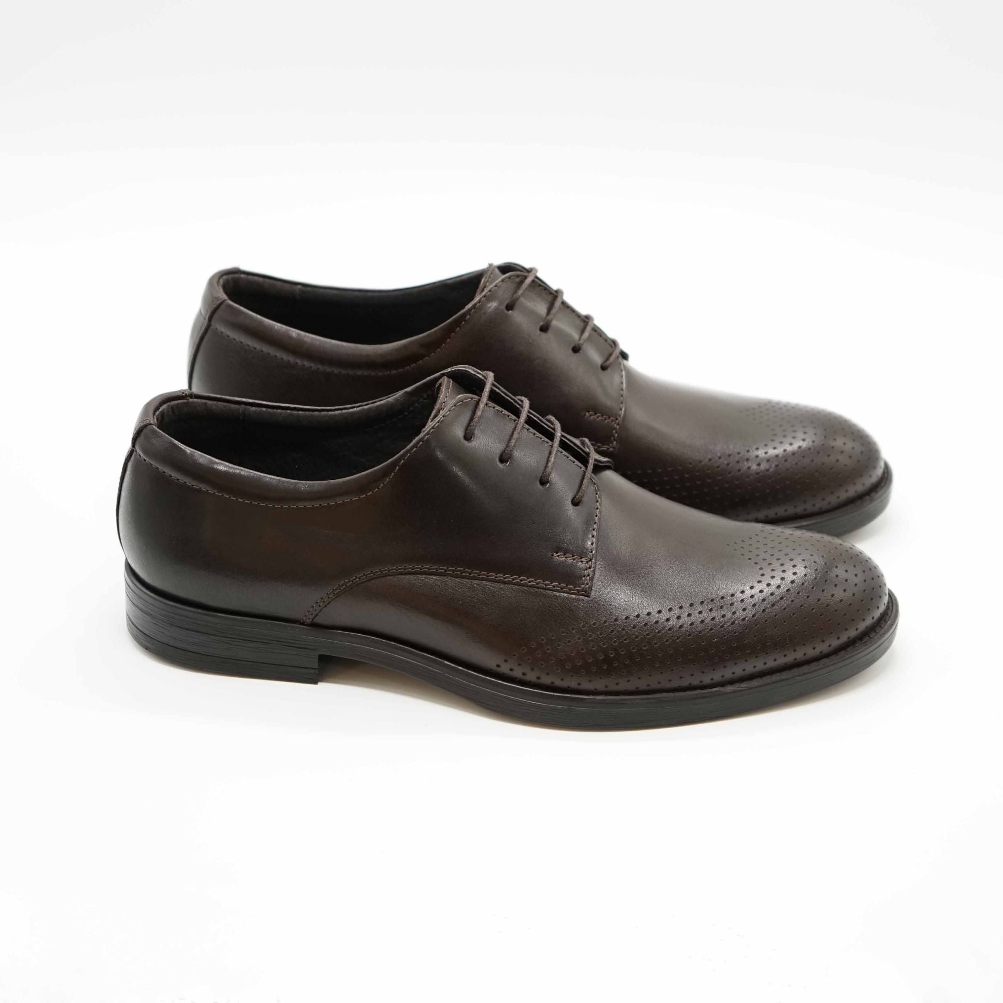 Pantofi C101 Eleganti Din Piele Naturala Culoare Maro