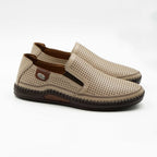 Mocasini Barbati Din Piele Naturala 6573 Culoare Bej