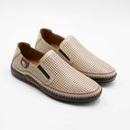 Mocasini Barbati Din Piele Naturala 6573 Culoare Bej