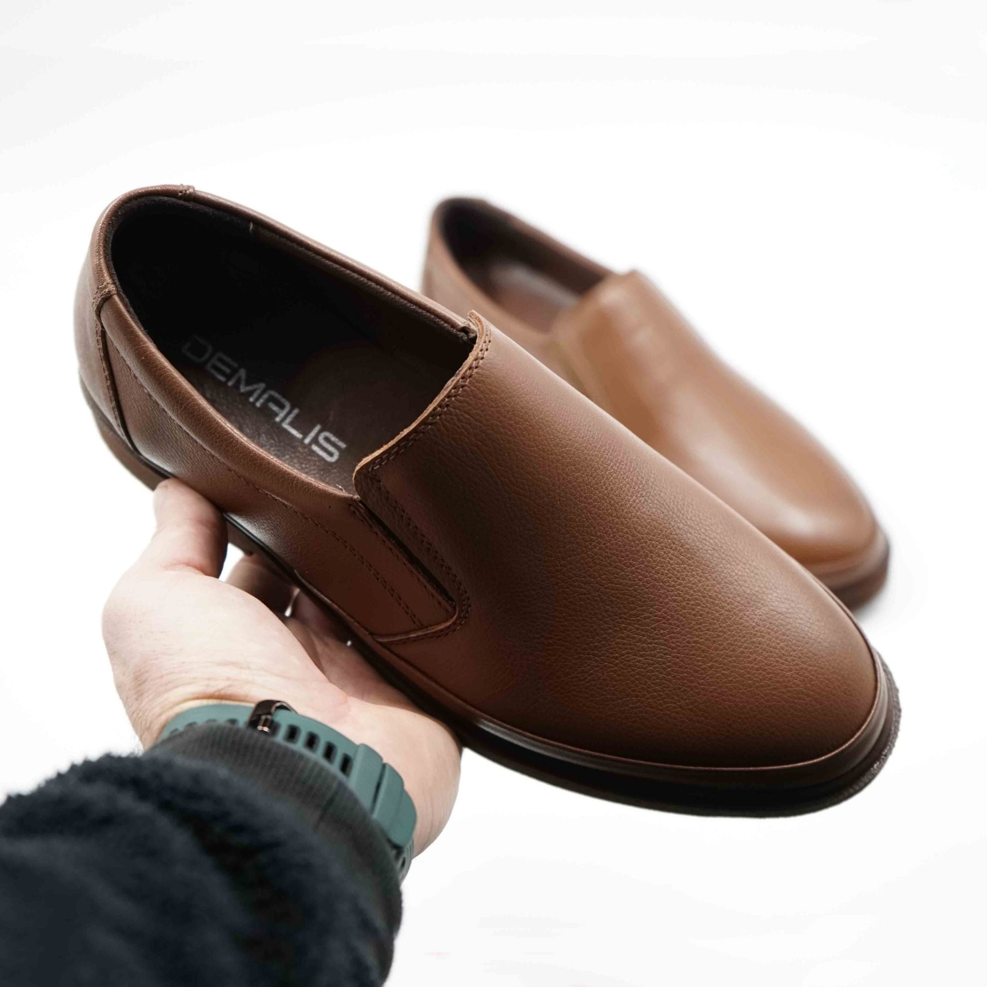 Mocasini Barbati Din Piele Naturala Culoare Maro