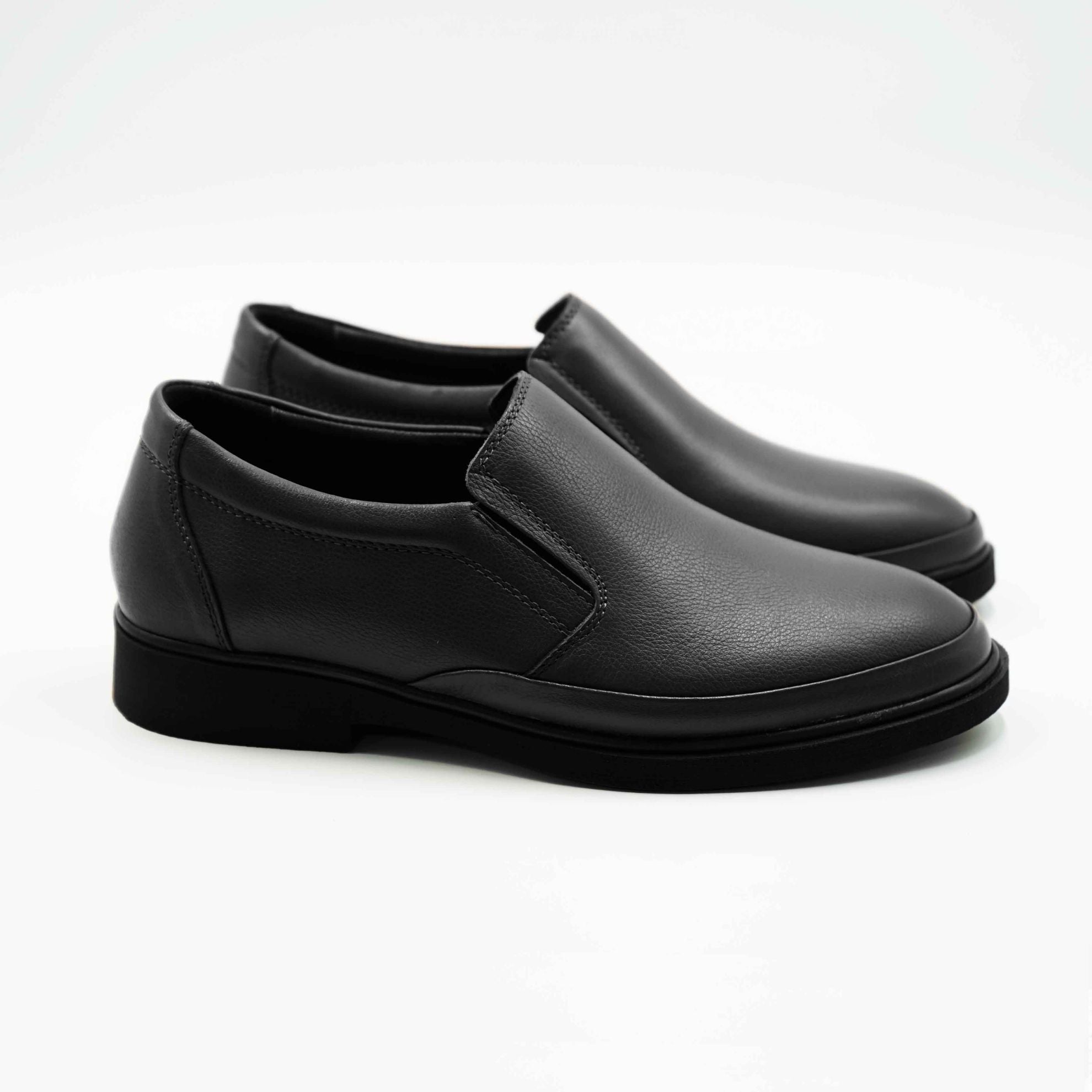 Mocasini Barbati Casual Cod 3306 Din Piele Naturala Culoare Neagra