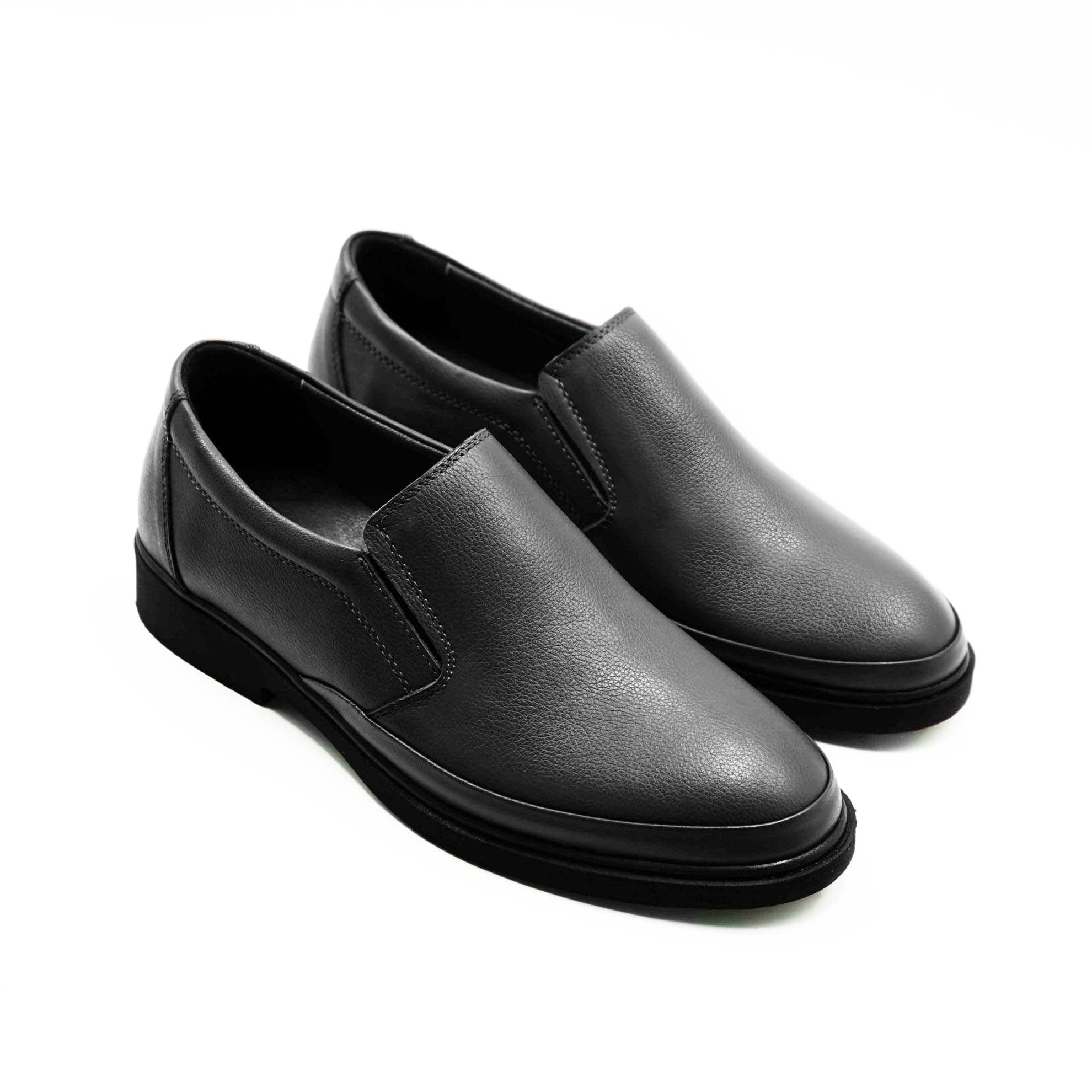 Mocasini Barbati Casual Cod 3306 Din Piele Naturala Culoare Neagra