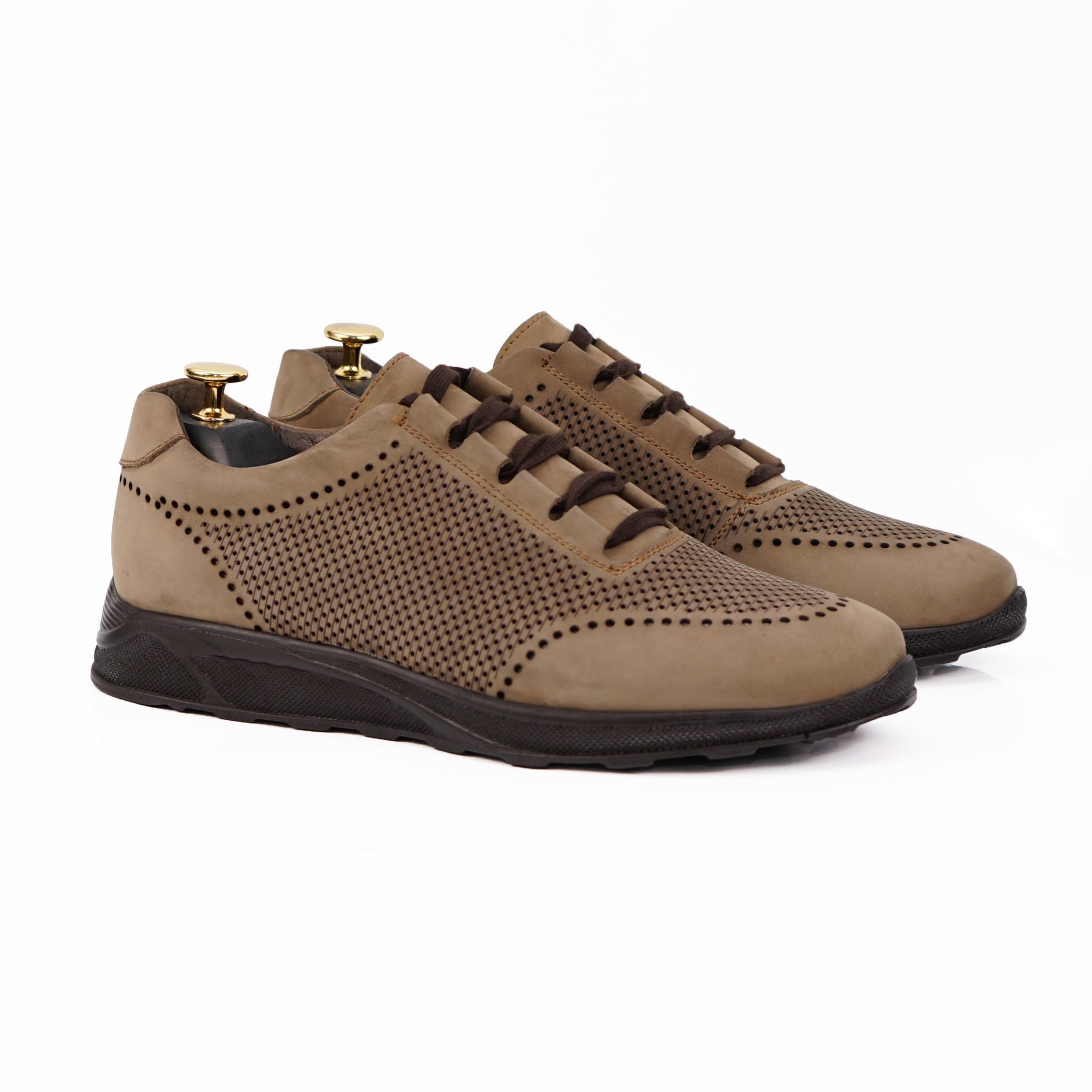 Pantofi Sport Barbati Piele Naturala 447 Bej