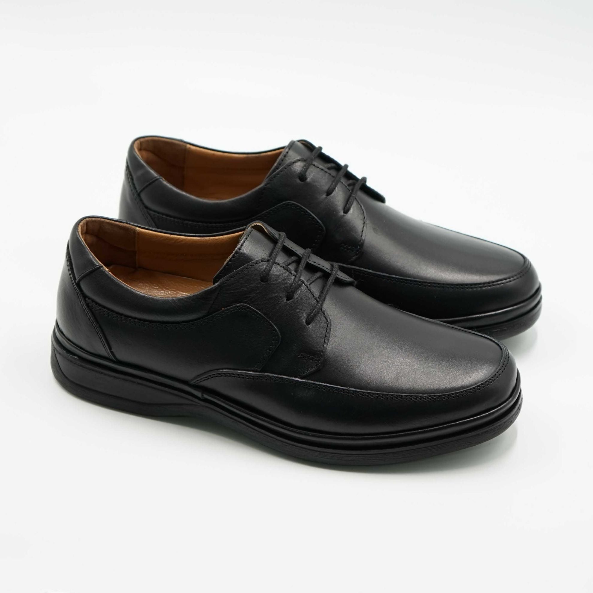 Pantofi 5572 Clasicil Din Piele Naturala Culoare Neagra