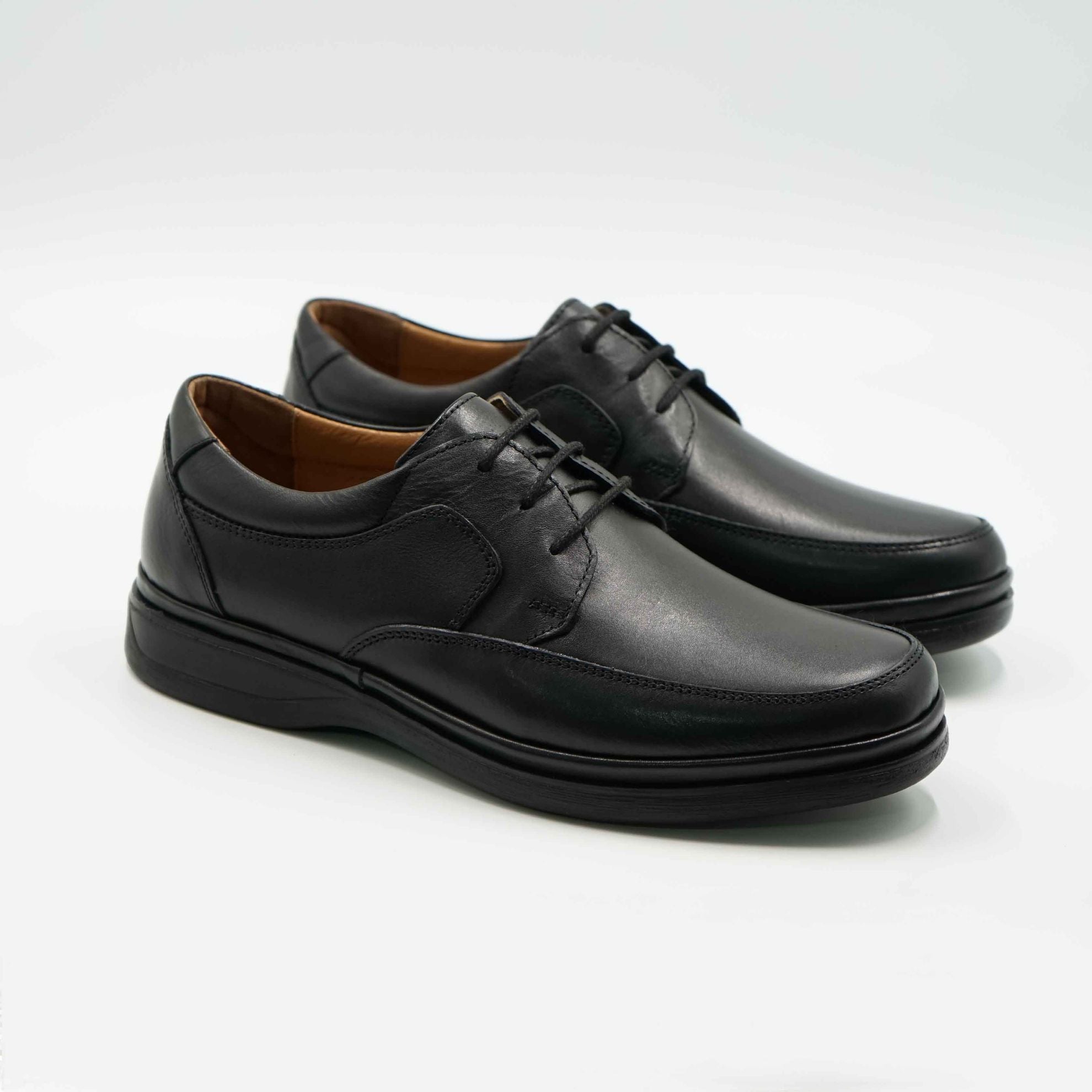 Pantofi 5572 Clasicil Din Piele Naturala Culoare Neagra