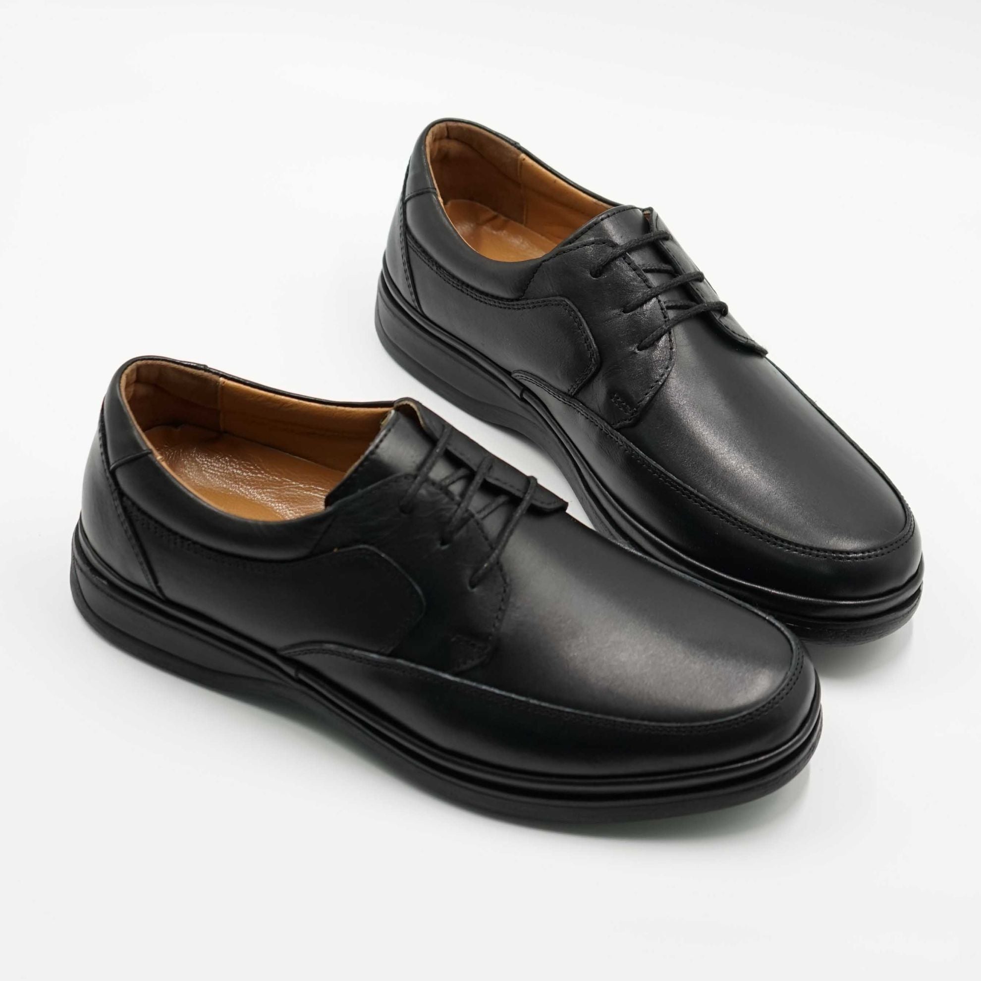 Pantofi 5572 Clasicil Din Piele Naturala Culoare Neagra