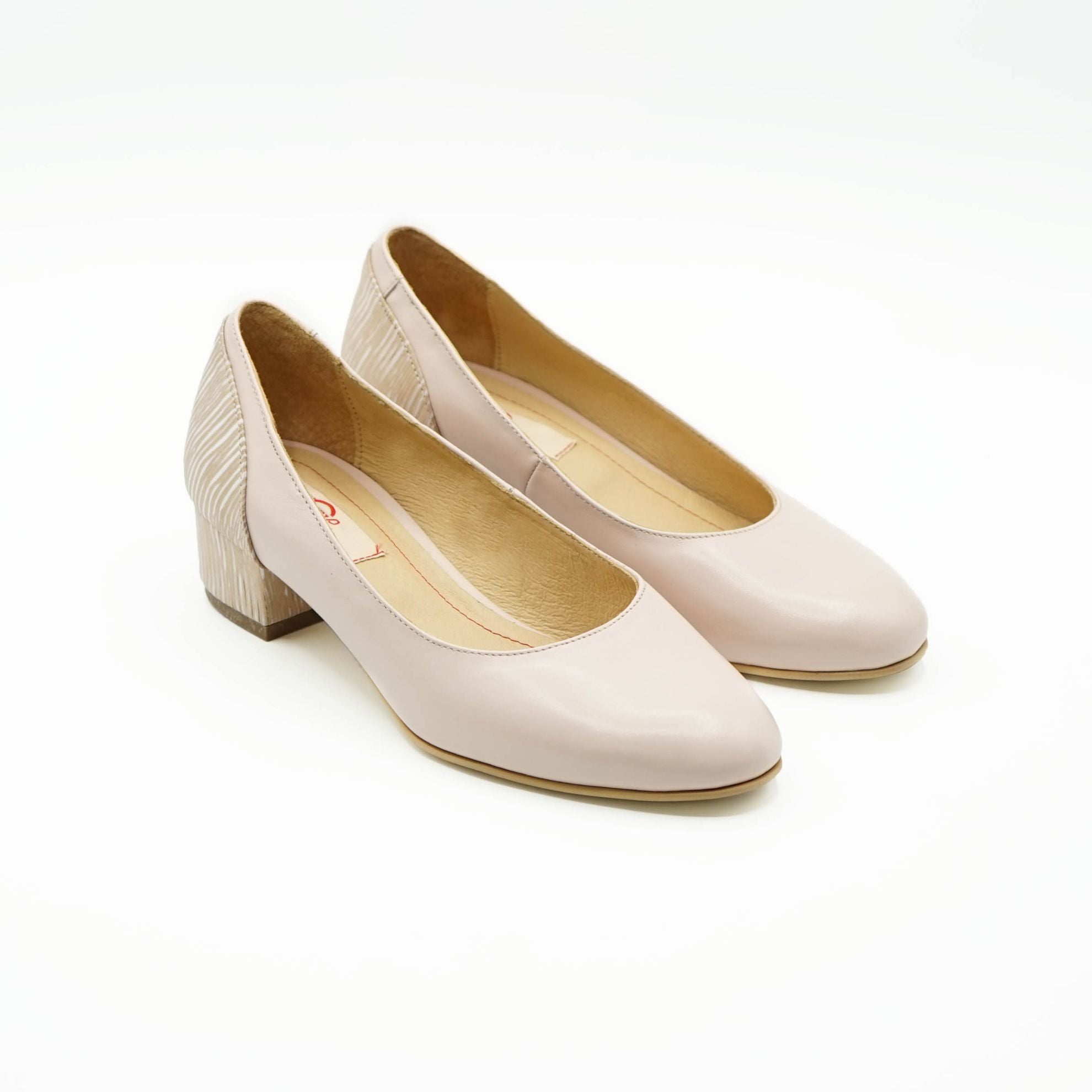 Pantofi 1047 Eleganti Din Piele Naturala Culoare Nud
