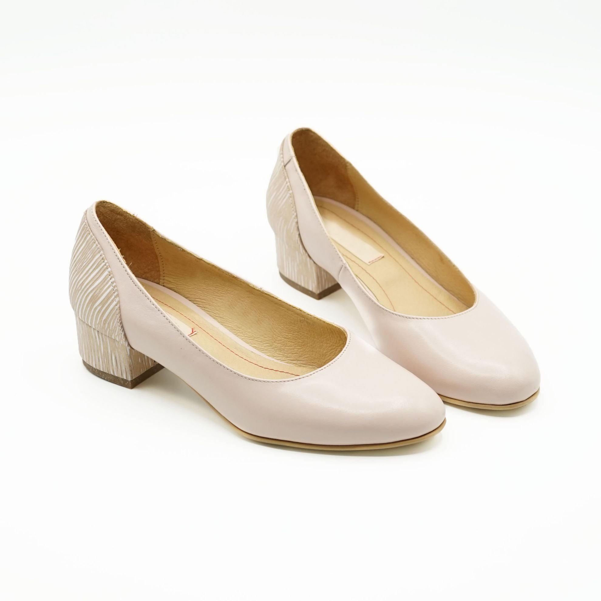 Pantofi 1047 Eleganti Din Piele Naturala Culoare Nud