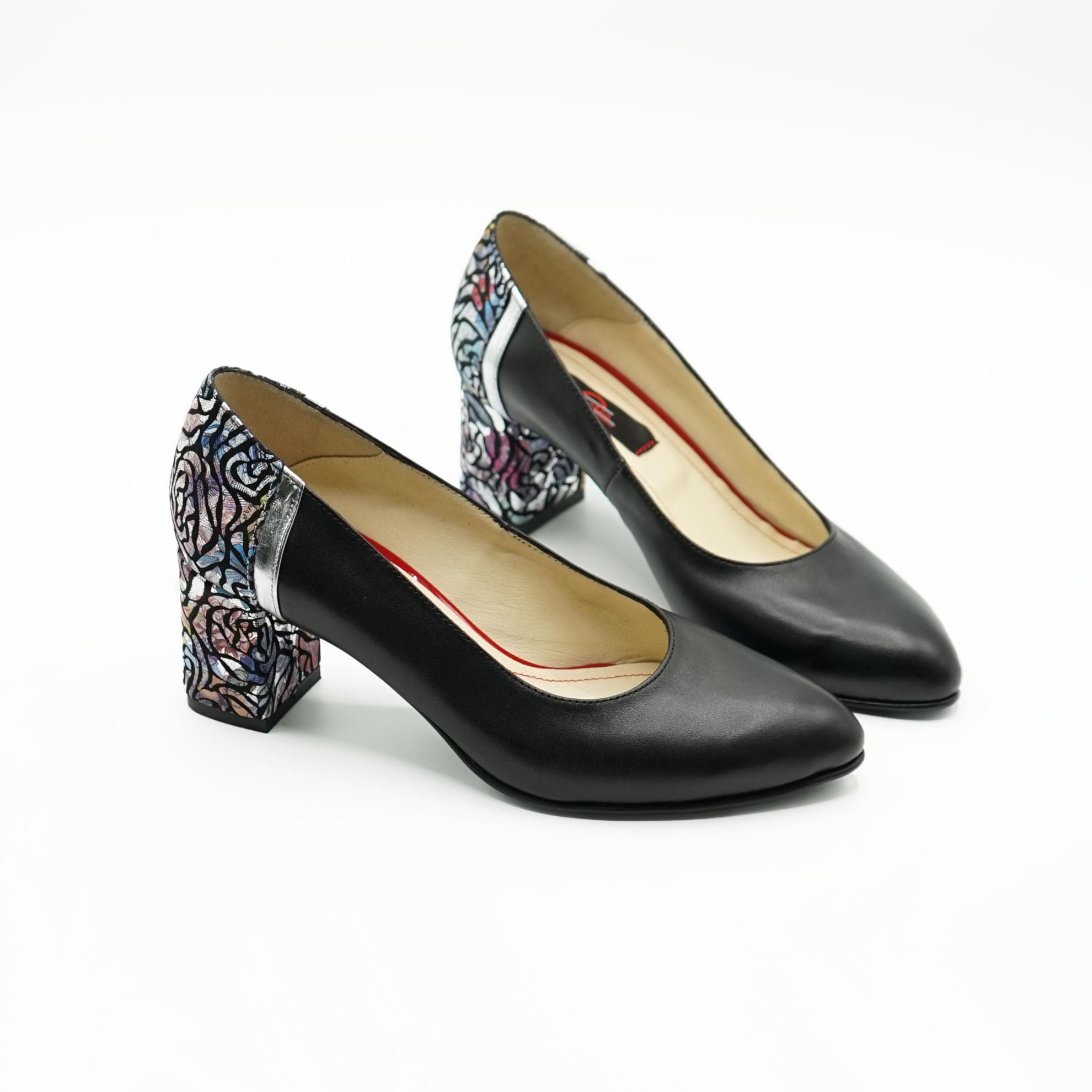 Pantofi 1206 Eleganti Din Piele Naturala Culoare Neagra