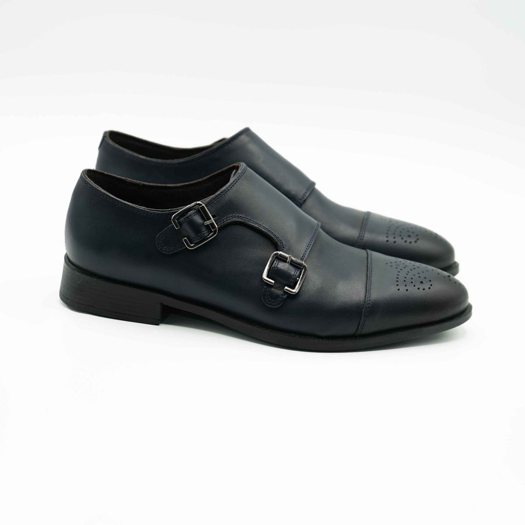 Pantofi Eleganti Barbati Din Piele Naturala 352 Bleumarin