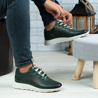 Pantofi Sport Barbati Piele Naturala 447 S Verde Ta