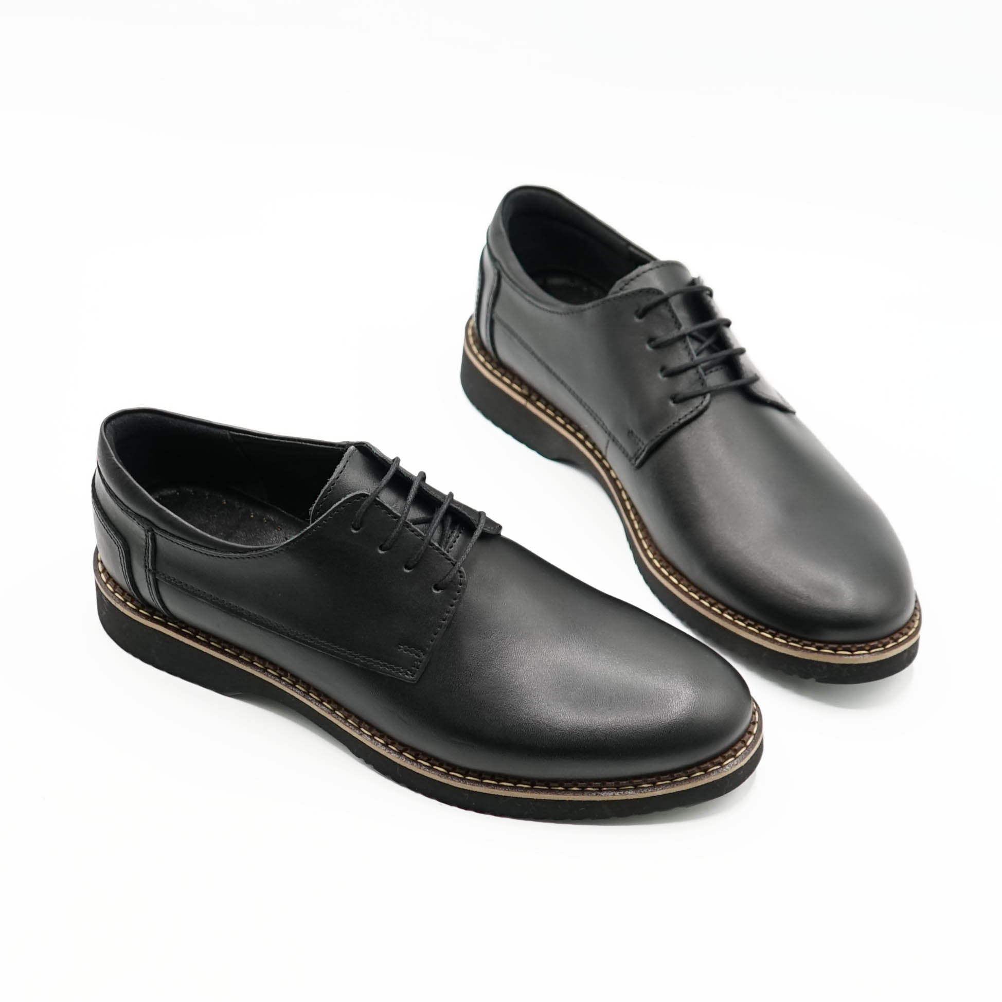 Pantofi Casual Barbati Piele Naturala 559 Negru