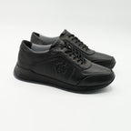 Pantofi Sport Barbati Piele Naturala 4810 Negru