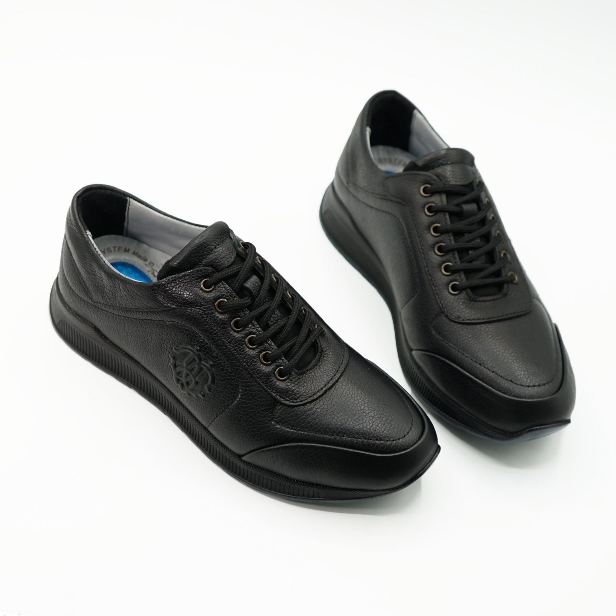 Pantofi Sport Barbati Piele Naturala 4810 Negru